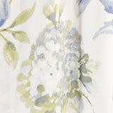 Abigail Floral Duck Cloth Shower Curtain - Porcelain